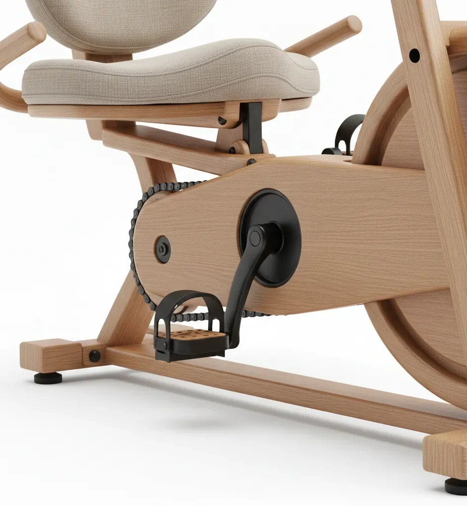 Medinio modelio TOORX BRX-55 detalė