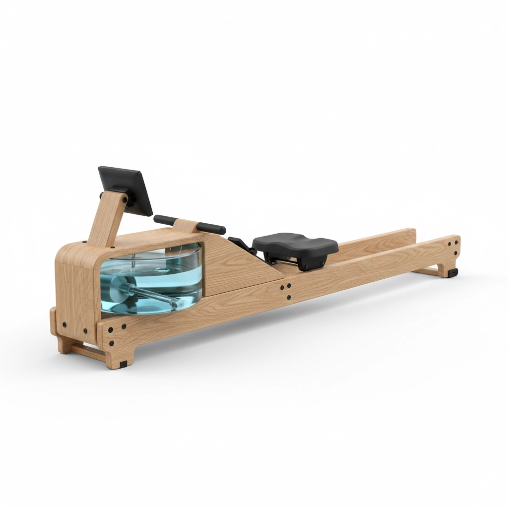 Medinis irklavimo treniruoklis Kettler Rower H2O iš šono