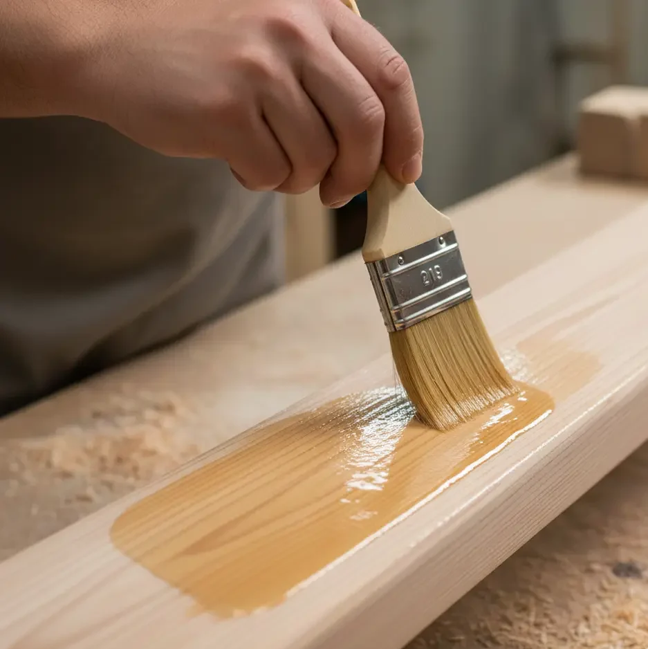 medinio treniruoklio lakavimas ranku darbas woodform luxury